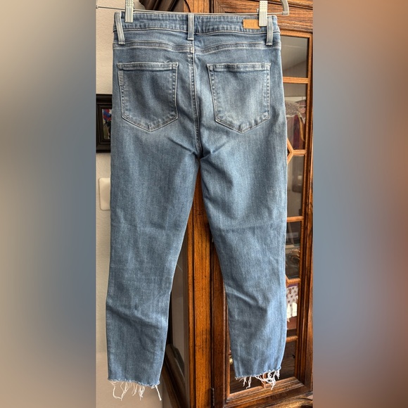 PAIGE Hoxton Crop Jeans in Gemini W/Freehand Hem Size 28 - Picture 3 of 6